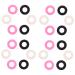 FOMIYES 30 Pairs Glasses Anti-Slip Cover Eyeglasses Eyewear Retainer Ear Gripper Holders Silicone Ear Hook Glasses End Tips Glasses Leg Replacements Silicone Ear-Hook Round Assorted Color 1.5X1.5X0.5CM