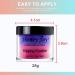 28g/Box Rose and Purple Color Change Dip Powder for Long-lasting Dipping Nails - No UV Light Needed | No.17 - Buy Online on GoSupps.com