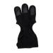 Anneome Archery Finger Stall Mittens Bow and Finger Glove Three Finger Archery Gloves Leather Gloves Archery Equipment Portable Shooting Glove Wear-resistant Archery Equipment Black Major 20x10cm Black