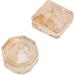 Dappen Nail Dish Champagne Color 2 Piece Dappen Powder Dish with Lid for Holding Acrylic Powder - Buy Online on GoSupps.com