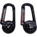 Buy LXUebaix Multifunctional Hand Mountain Climber Thermometer Mini-Compass Keychain | Perfect for Hiking & Camping | International Shipping - Buy Online on GoSupps.com