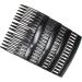 4 Pack of 7cm Plain French Side Hair Combs Slides Grips Clips Hair Accessories for Women Girls by Glitz4Girlz (Black) - Buy Online on GoSupps.com