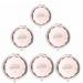 Soinos Pack of 6 Makeup Mirror for Wedding Parties and Bridesmaids Proposal Gifts - Compact Portable and Perfect for On-The-Go Glam!