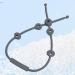Buy Holdes Dark Gray Stroller Toy Belts | Adjustable Silicone Bapal Belt & Food Catcher Clip - Buy Online on GoSupps.com