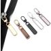 10-Pack Removable Metal Zipper Pulls - Replacement Fasteners for Jackets Pants Wallets & Handbags | 5 Color Options - Buy Online on GoSupps.com