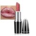 Shiny Metallic Lipstick Shimmer Lipstick for Women High Pigment Long Lasting Waterproof Glitter Lipstick Soft Velvet Glimmer Glow Lipstick with Moisturizing Formula (01)