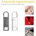Zipper Repair Set - 10 Piece Zipper Kit for Jackets Backpacks & Cases - International Shipping Available - Buy Online on GoSupps.com