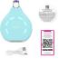 FOREO Kiwi Whitehead & Blackhead Remover Tool - Facial Vacuum for Face & Nose Pore - Pimple Popper Device with Anti-Blemish Light - Arctic Blue - Buy Online on GoSupps.com