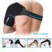 Shoulder Brace for Men & Women - Adjustable Compression Wrap for Rotator Cuff AC Joint Dislocation Tendonitis & Shoulder Pain Relief - Fits Left & Right Shoulder - Buy Online on GoSupps.com