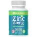 Zinc Supplements Vitamin Zinc 50mg High Potency 100ct - Immune Support - Zinc Tablets - Men and Women - Zink Tablets - Zinc Oxide - Oxido de Zinc - Zinc Vitamins - 50 mg Zinc