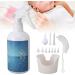 Ear Washer Irrigation Kit - Wax Removal System with 7 Rinse Heads - Gentle Ear Cleansing Tool - Buy Online on GoSupps.com