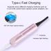 Heated Eyelash Curler - USB Rechargeable Waterproof Comb & LCD Display for Natural Long-Lasting Curls - Perfect for Women (Purple - Buy Online on GoSupps.com