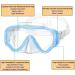 WACOOL Kids Snorkeling Set - Anti-Fog Glass, Silicon Mouth Piece, Purge Valve - SkyBlue - Buy Online on GoSupps.com