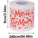 Merry Christmas Toilet Paper - 2/5 Rolls Christmas Toilet Paper Roll Santa Holiday Toilet Paper Fun Tissue Napkin Prank Novelty Colored Toilet Paper Santa Printed Paper Towels Gift - Buy Online on GoSupps.com