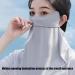 UV Facial Protection Cover - Light Sun Protection Scarf with Ear Loops | Cooling Neck Gaiter for Optimal UV Defense - Buy Online on GoSupps.com