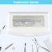 Best Nail Tool Sterilizer Box | Plastic Sterilization Tray for Tweezers & Eyelash Extensions | White Organizer for Estheticians - Buy Online on GoSupps.com