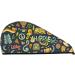 Colorful Hippie Microfiber Hair Towel - Super Absorbent Quick Dry Wrap for Long Curly & Thick Hair - Buy Online on GoSupps.com
