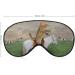 Funny Cat Riding Horse Sleep Mask - Adjustable Strap, Blocking Light for Night Travel Nap - Men & Women - Buy Online on GoSupps.com