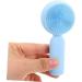 Didiseaon Silicone Face Brush Silicone Brush for Face Facial Scrub Brush Facial Exfoliator Brush Silicone Face Scrub Exfoliating Facial Brush Cleanser Silica Gel Double Sided 3d 11x5cm Sky-blue - Buy Online on GoSupps.com