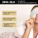 ZIMASILK Adjustable 3D Contoured Pure Mulberry Silk Sleep Mask - Super Soft Breathable Blindfold in Black - Buy Online on GoSupps.com