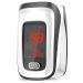Ansta Pulse Oximeter - Monitor SpO2 & Heart Rate with Large LED Screen | Quick & Easy Blood Oxygen Measurement - Gray - Buy Online on GoSupps.com