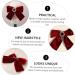 Beaupretty Big Hair Bow Women Bow Barrettes Big Bowknot Barrettes French Style Hair Accessories Bows Hair Accessories Ribbon Bows Hair Clips Hair Bow Clips bow velvet bow Horizontal clip - Buy Online on GoSupps.com