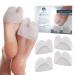 Dr. Frederick's Original Covered Toe Sleeves - 4 Pieces - Gel Toe Protectors with Metatarsal Pads - Cushioning Gel Toe Caps - Soft Protectors for Men & Women