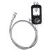 Gurlleu Scuba Yoke Valve Refill Station 4500psi High Pressure PCP Paintball HPA Tank Charging System with Foster Quick-Detach Fill Whip Hose Assembly Black