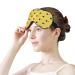 Yellow Bees Sleep Mask Eye Cover - Adjustable Strap, Blocks Light for Night Travel - Men Women - Buy Online on GoSupps.com