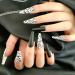 rongweiwang 1 Set French Tip Press on Nails Leopard Tiger Extension Manicure Extra Long Matte Detachable Fashion Salon Gifts - Buy Online on GoSupps.com
