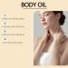 After-Shower Body Oil | 100 ml Moisturizing Beauty Products | Moisturizing body oil for sensitive skin for nighttime and morning hydration of sensitive and oily skin legs and - Buy Online on GoSupps.com