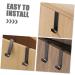 JECOMPRIS 6pcs Door Hook Clothes Rack Craft Coat Hook Towel Hook Hooks for Back of Door Office Cupboard Hanger - Buy Online on GoSupps.com