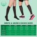 EvoNation Men's Knee High 30-40 mmHg Compression Socks - Extra Firm Pressure - White - Large - International Shipping Available - Buy Online on GoSupps.com