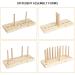 YUIO Bow Maker for Ribbon Wreaths - Double Sided Wooden Tool for Handmade Gift Bows and Home Decorations - Buy Online on GoSupps.com