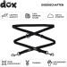 DDOXX Airmesh Dog Leash - 2m Adjustable Leash for All Dog Sizes - Black M - Durable & Comfortable - Buy Online on GoSupps.com