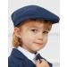 Mint Green Baby Flat Cap Vintage Drivers Hat | Breathable Lining | Soft | Ages 0-8 Years | Navy Blue | 3-6 Months - Buy Online on GoSupps.com