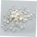FRCOLOR Set of 3 Bridal Headpiece Tiara Bridal Insert Comb Bridal Hair Comb Hairpin Miss Wedding - Buy Online on GoSupps.com