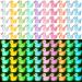 tiopeka mini duck 100 pieces small duck mini duck mini figures duck tiny resin ducks diy tiny ducks small colorful duck toys for aquarium garden landscape doll house top decoration