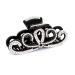 Yusier Lotus Rhinestone Hair Clip for Women Thick Hair Big Grab Clip Rhinestone Hair Accessories Gifts Claw Hair Clips Diamond Crystal Hair Clip Prom Hair Accessories (Black)
