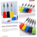 SOESFOUFU Nail Bit Nail Polisher Nail Grinding Drill Bit Metal Drill Bit Manicure Nail Art Supplies Nail Tools Nail Art Tools Professional Nail Drill Nail Polish Heads Polishing Bit Manual 7x1.3cm As Shown 1 - Buy Online on GoSupps.com