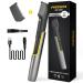 PRITECH Body Hair Trimmer for Men Rechargeable Hair Trimmer for Pubic Area Back Face Legs and Beard Wet and Dry Use with Extra Replacement Blade 1 Hair Trimmer+1 Replacement blade