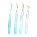 Stainless Steel Fine Tip Tweezer for Nail Art Jewelry Soldering Rhinestone Picking Extracting Sewing Craft