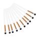 Baluue 10pcs Makeup Brush Makeup Eyeshadow Brush Eye for Makeup Concealer Brush Wooden Handle White