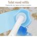 Xeodaun Disposable Toilet Cleaning System Disposable Toilet Flushable Refill Brush Flushable Refills - 60 Refills - Buy Online on GoSupps.com