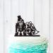 MYAMPED R2D2 BB8 Cake Topper - Glitter Black R2D2 BB8 Robot Wedding Cake Topper Decorations Suitable for Halloween Wedding Engagement or Wedding Anniversary - Buy Online on GoSupps.com