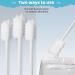 100 Piece Baby Tongue Cleaner Toothbrush Set | Oral Cleaning Kit for Newborns & Infants | 3 Finger Toothbrushes Included | Gentle Gum Cleaner for Babies 0-36 Months - Buy Online on GoSupps.com