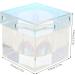 Monomer Cup Nail Crystals Cup 2 Inch Square Crystal Glass Nail Dish for Monomer with Lid High Transparency Nail Cup for Nail Art Acrylic Liquid Dazzling Colors - Buy Online on GoSupps.com