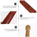 Healeved 2-Set Wooden Acupuncture Rods & Gua Sha Massage Board - Hand Foot Reflexology & Trigger Point Relief - Buy Online on GoSupps.com