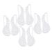 Healeved 4 Pairs Ball of Foot Cushion Forefoot Cushion Clear Forefoot Pads Metatarsal Cushions for High Heels Clear Metatarsal Cushion Forefoot Pads for High Heels Sole Pad Gel Massage