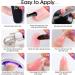 ROSALIND Glitter Silver Poly Nail Gel 60ml - UV Poly Extension Gel for Nail Art at Home - Buy Online on GoSupps.com